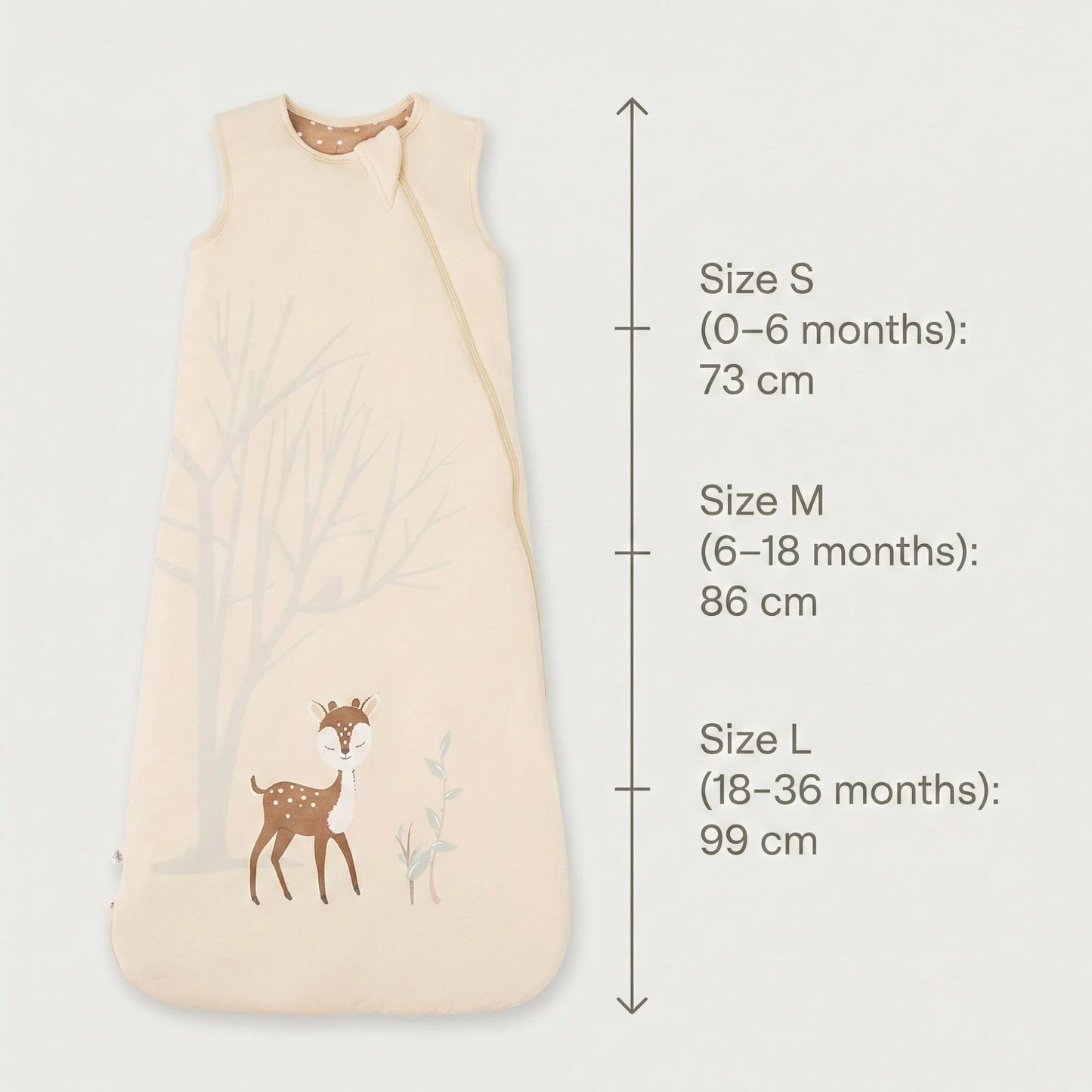 Bamboo Sleep Sacks - Fawn