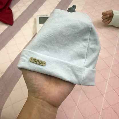 0-3 Months Baby Hats Newborn Beanie Winter Warm Thicker Cotton Soft Elastic Baby Cap for Girls Boys Infant Bonnet Accessories