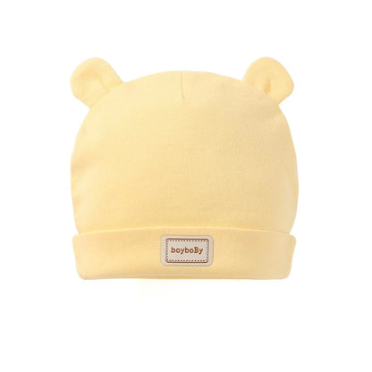 0-3 Months Baby Hats Newborn Beanie Winter Warm Thicker Cotton Soft Elastic Baby Cap for Girls Boys Infant Bonnet Accessories