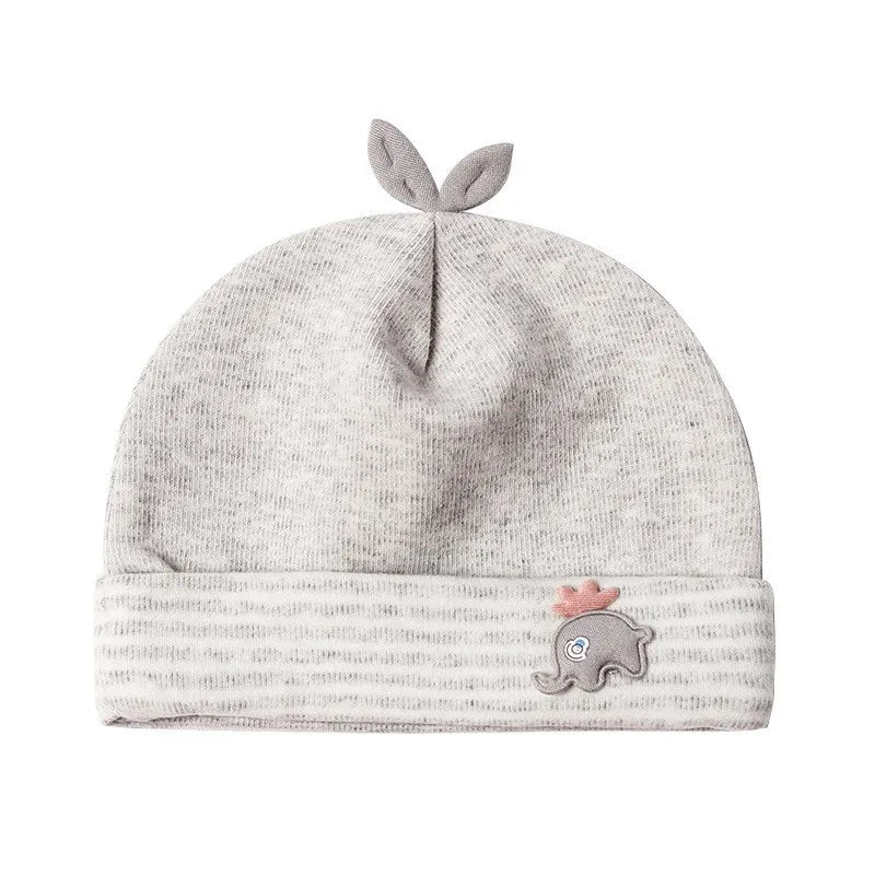 0-3 Months Baby Hats Newborn Beanie Winter Warm Thicker Cotton Soft Elastic Baby Cap for Girls Boys Infant Bonnet Accessories