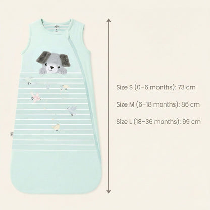 Cozy and Safe Bamboo Sleep Sack for Your Little Puppy