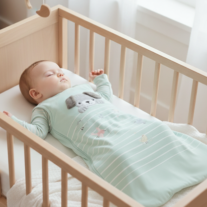 Cozy and Safe Bamboo Sleep Sack for Your Little Puppy