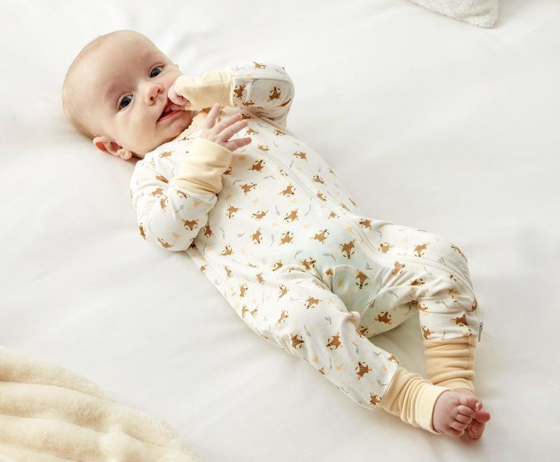 Luxuriously Soft Bamboo Pyjamas for Your Little One - Fawn