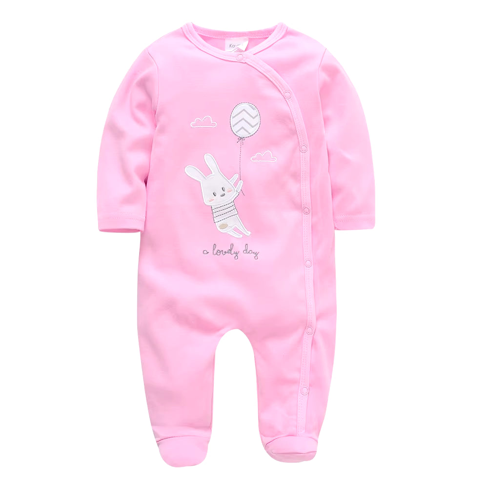 Cozy and Cute 5-Piece Baby Pyjamas Set for Boys and Girls - Soft Cotton Sleepers for Newborns