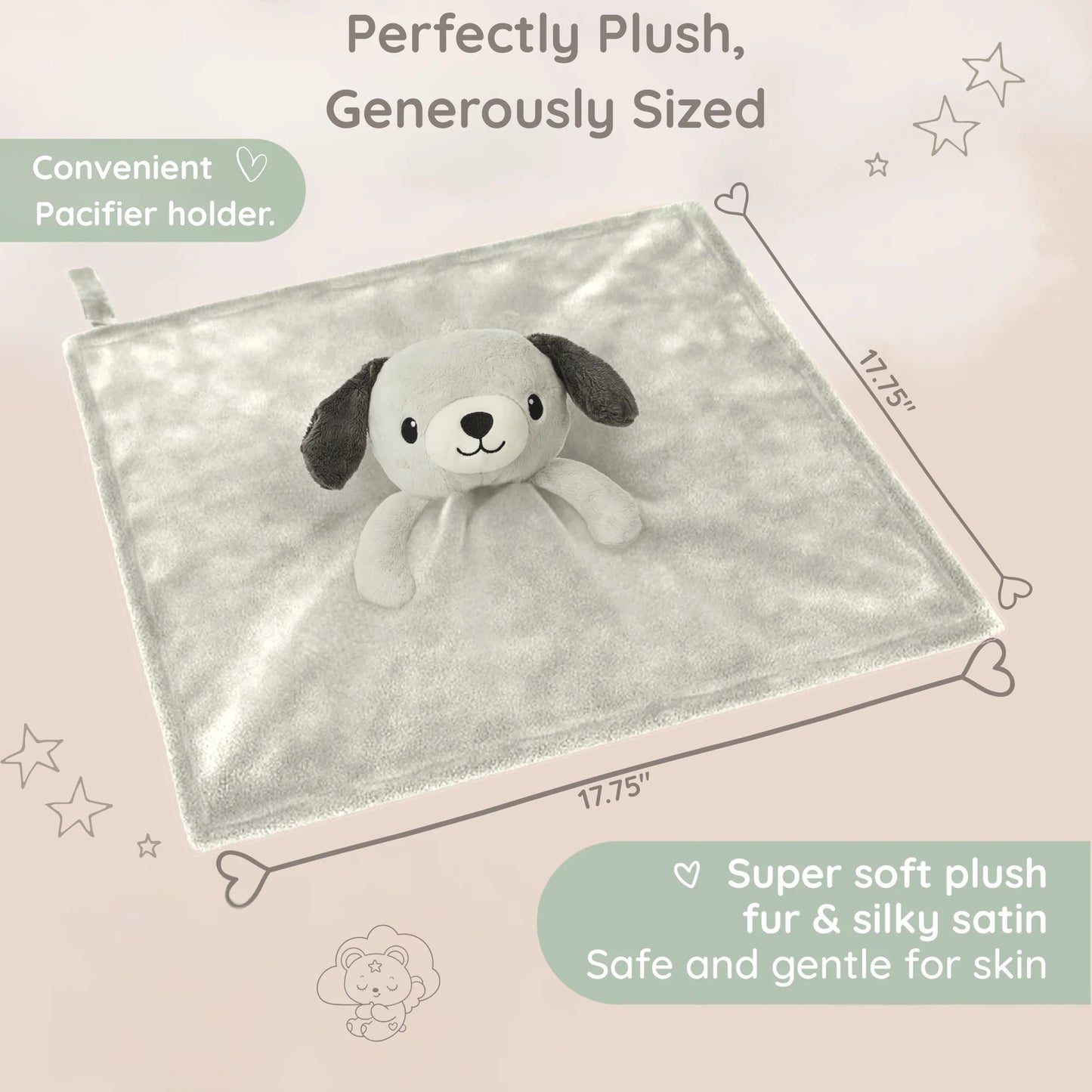 Puppy Luviduvi® Reversible Loveys