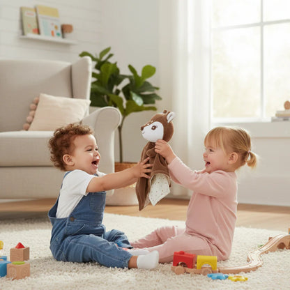 Fawn Luviduvi® Reversible Lovey: The Ultimate Comfort and Discovery Toy for Your Little One
