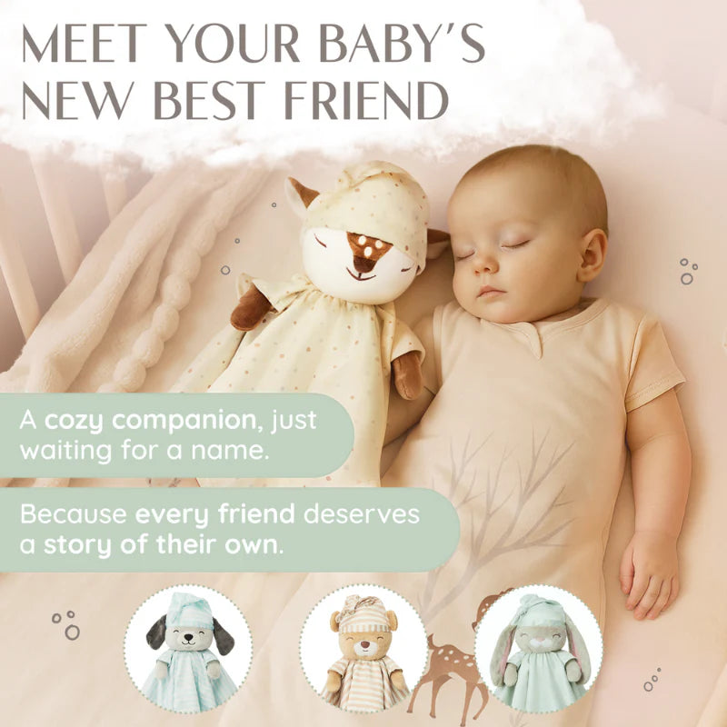 Fawn Luviduvi® Reversible Lovey: The Ultimate Comfort and Discovery Toy for Your Little One