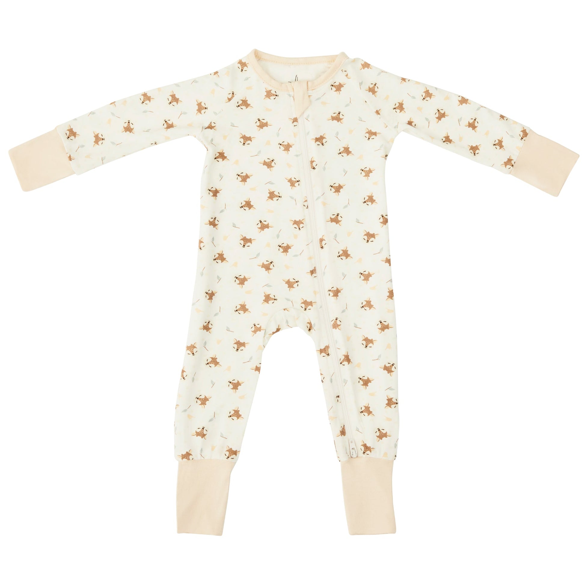 Luxuriously Soft Bamboo Pyjamas for Your Little One - Fawn