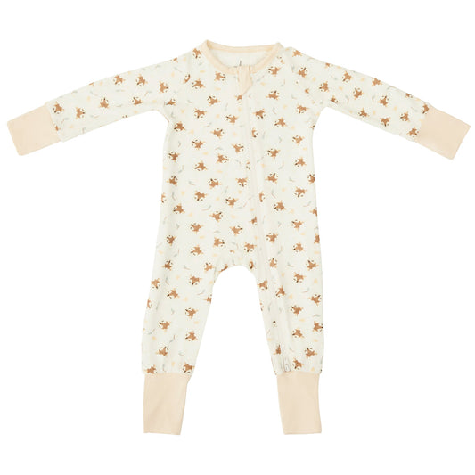 Luxuriously Soft Bamboo Pyjamas for Your Little One - Fawn