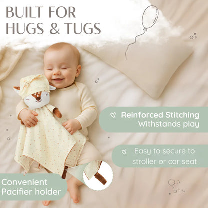 Fawn Luviduvi® Reversible Lovey: The Ultimate Comfort and Discovery Toy for Your Little One