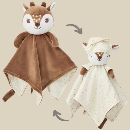 Fawn Luviduvi® Reversible Lovey: The Ultimate Comfort and Discovery Toy for Your Little One