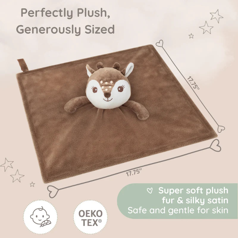 Fawn Luviduvi® Reversible Lovey: The Ultimate Comfort and Discovery Toy for Your Little One